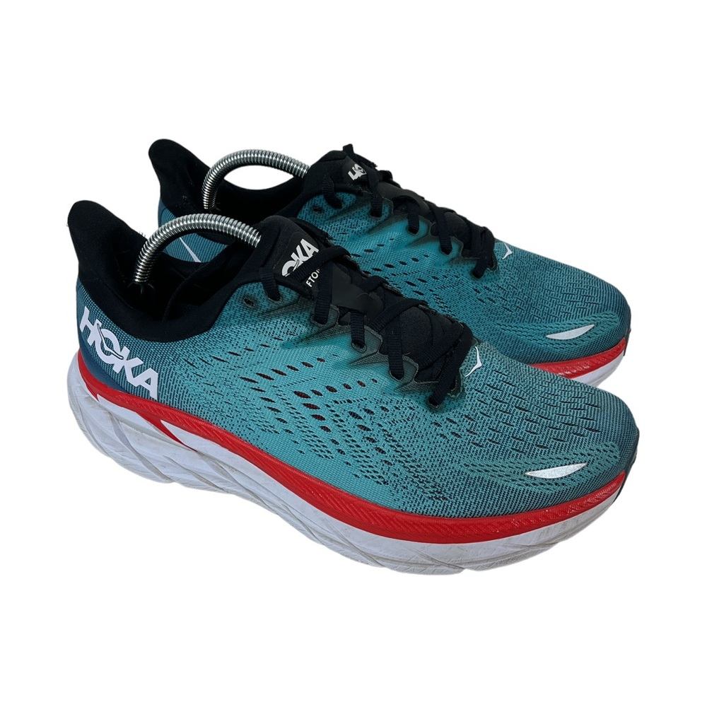 Hoka Women's Sneakers - Teal, Red, Black